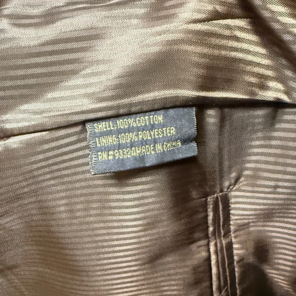 Adolfo Dark Brown Corduroy 100% Cotton Sport Coat Size 40 R